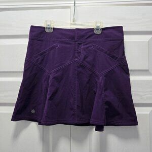 Athleta All Terrain Purple Pleated Skirt Size 4